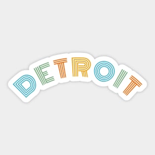 Detroit Color Sticker
